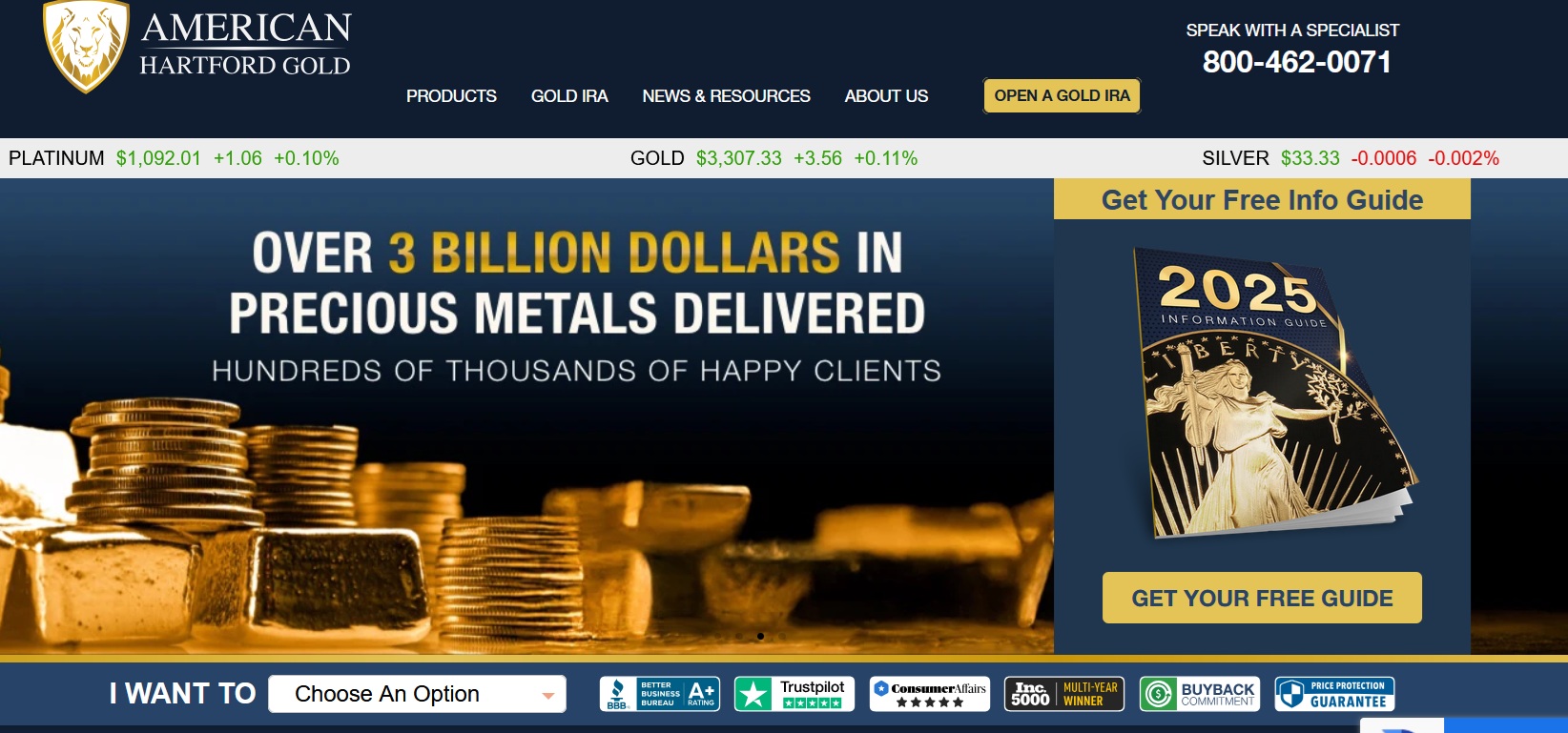 American hartford gold