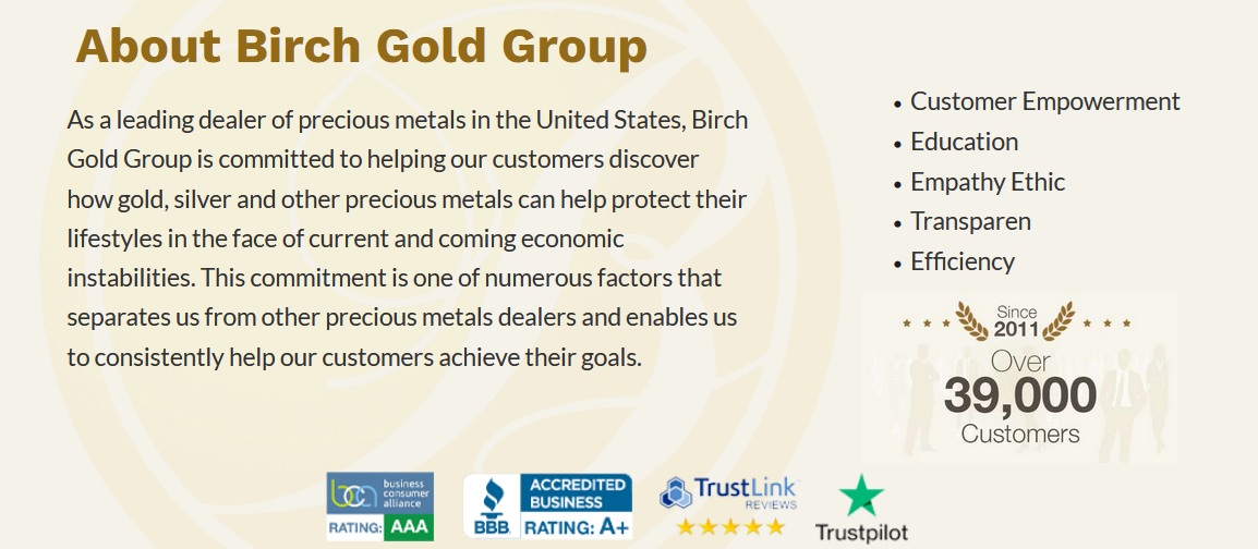 About Birch Gold Group